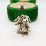 Sterling Silver See No Evil, Hear No Evil, Speak No Evil Charm Vintage c1970