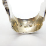 Elkington & Co. Victorian Sterling Silver Madonna Sugar Tongs Antique 1880 Birmingham