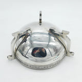 George V Large Sterling Silver Viking Style Fruit Bowl Antique 1922 Birmingham