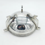 George V Large Sterling Silver Viking Style Fruit Bowl Antique 1922 Birmingham