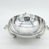 George V Large Sterling Silver Viking Style Fruit Bowl Antique 1922 Birmingham