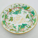 Victorian Painted China Tea Cup & Saucer Presentation to Mrs Tickelpenny 1882
