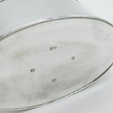 Large Sterling Silver Oval Form Tea Caddy Box Antique 1932 Sheffield Atkin Bros