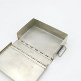 Swaine & Adeney Ltd Silver Plated Folding Sandwich Box Antique c1920