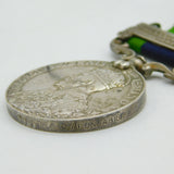 India Service Medal Afghanistan NWF Clasp & WW1 Medal 'Sepoy Hakam DAD' Antique