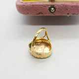 Georgian Early 15ct Yellow Gold, Seed Pearl & Sardonyx Intaglio Seal Ring c1790