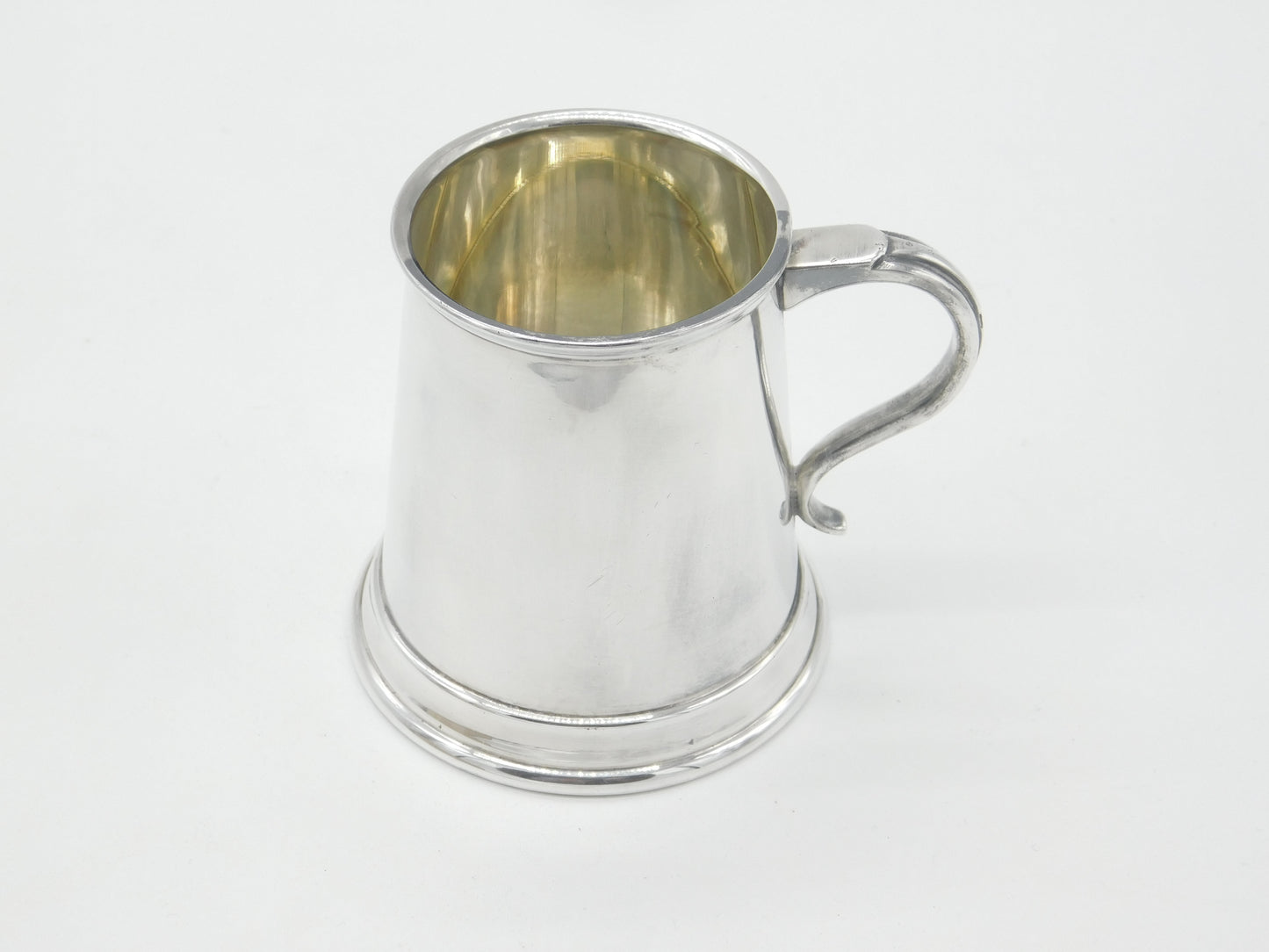 Sterling Silver Tankard Christening Mug 1979 Sheffield Vintage Camelot Silver