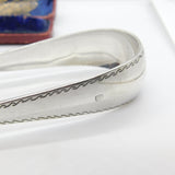 Belgian Regency Sterling Silver Bright Cut Sugar Tongs 'Recense' Mark 1831