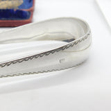 Belgian Regency Sterling Silver Bright Cut Sugar Tongs 'Recense' Mark 1831