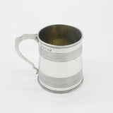 Georgian Sterling Silver Christening Mug or Tankard 1824 London Antique