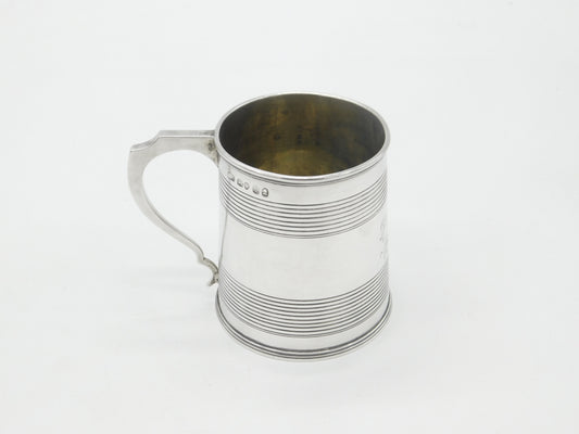 Georgian Sterling Silver Christening Mug or Tankard 1824 London Antique