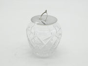 Sterling Silver & Cut Glass Lucky Wishbone Honey Pot Antique 1941 Birmingham