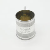Georgian Sterling Silver Christening Mug or Tankard 1824 London Antique