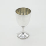 Sterling Silver Minimal Wine Cup or Goblet 1913 Birmingham Antique Art Deco