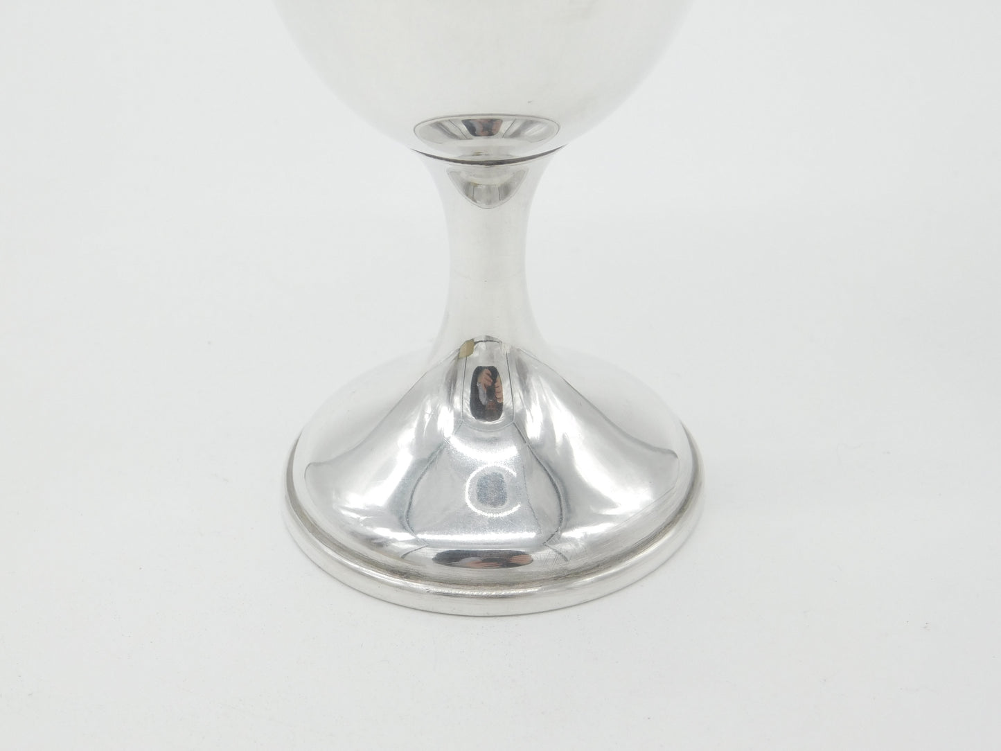 Sterling Silver Minimal Wine Cup or Goblet 1913 Birmingham Antique Art Deco