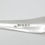 Georgian Sterling Silver Bright Cut Large Basting Spoon 1794 London Antique