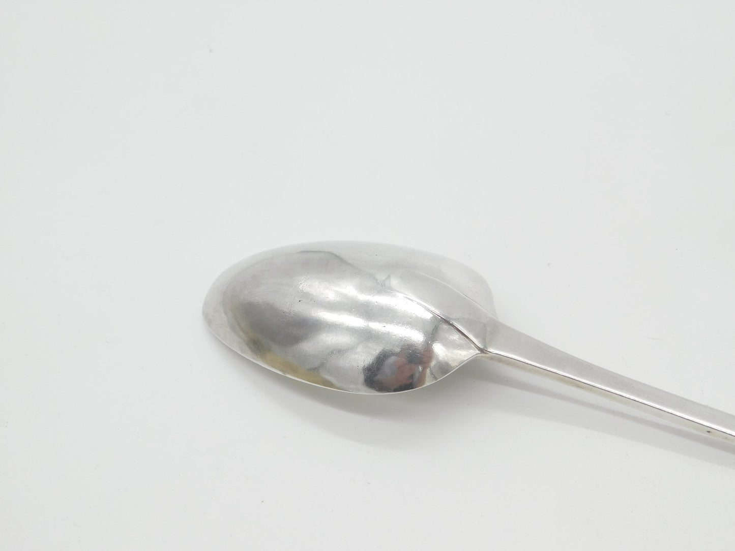 Georgian Sterling Silver Bright Cut Large Basting Spoon 1794 London Antique