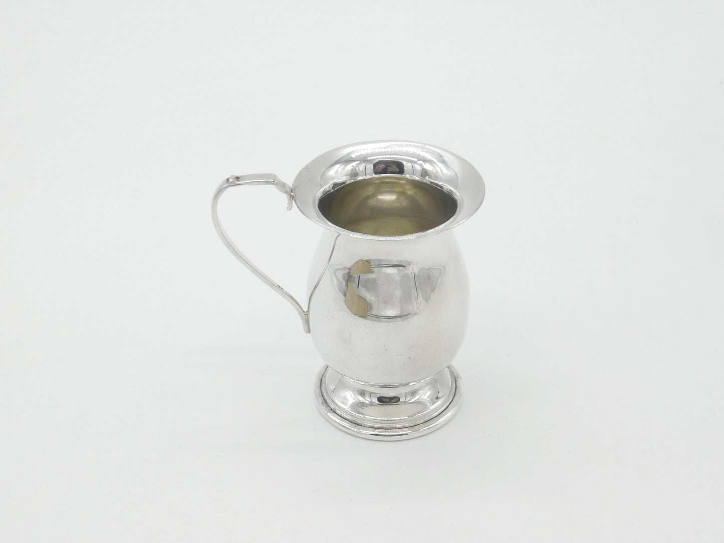 Sterling Silver Minimal Christening Mug Vintage 1977 Birmingham