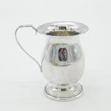 Sterling Silver Minimal Christening Mug Vintage 1977 Birmingham
