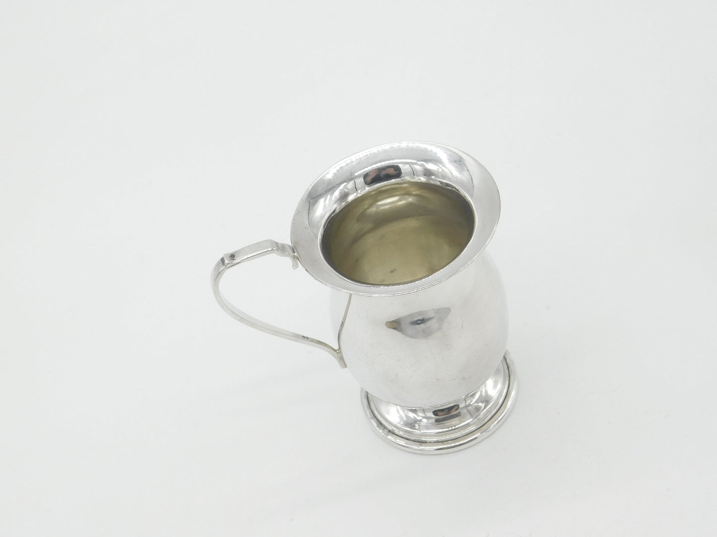 Sterling Silver Minimal Christening Mug Vintage 1977 Birmingham