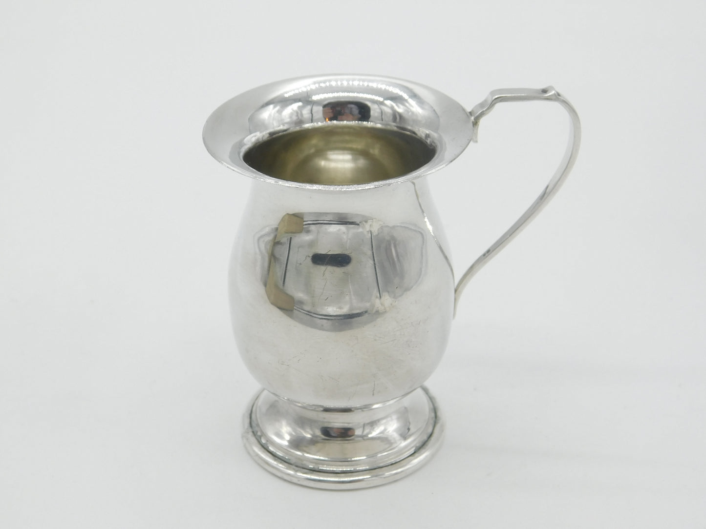 Sterling Silver Minimal Christening Mug Vintage 1977 Birmingham