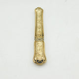 19th Century Ornate French Boxed Sterling Silver Gilt Sewing Kit Antique c1880