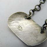 George III Sterling Silver 'Ketchup' Sauce Label Antique c1790 London