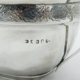 George III Sterling Silver Crested Sugar Bowl Antique 1804 London John Emes