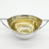 George III Sterling Silver Crested Sugar Bowl Antique 1804 London John Emes