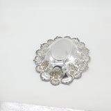 Edwardian Sterling Silver Floral Pattern Fruit Dish 1902 Sheffield Mappin & Webb