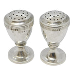 Victorian Silver Pepper Shakers Antique