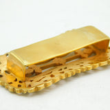18th Century Mughal Indian Silver Gilt Old-Cut Diamond Set Buckle Antique