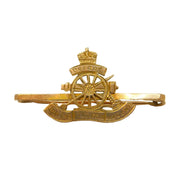 WWII 9ct Yellow Gold Royal Artillery Sweetheart Brooch Antique c1940