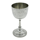 Victorian Sterling Silver 'Crystal Palace Archangels' Goblet Cup Antique 1896