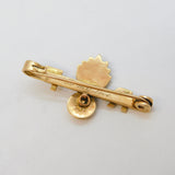 WWII 9ct Gold Royal Fusiliers Miltary Sweetheart Brooch Antique c1940s