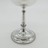 Victorian Sterling Silver 'Crystal Palace Archangels' Goblet Cup Antique 1896