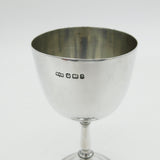 Victorian Sterling Silver 'Crystal Palace Archangels' Goblet Cup Antique 1896