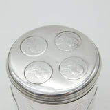 Georgian Sterling Silver Early Coin Set Money Box 1826 Antique London