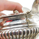 Georgian Sterling Silver Claw Foot Large Mustard Pot Antique 1817 London