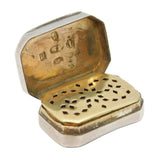 George III Sterling Silver Vinaigrette Antique 1808 Birmingham Samuel Pemberton