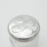 Georgian Sterling Silver Early Coin Set Money Box 1826 Antique London