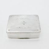 18th Century Irish Georgian Sterling Silver Bright Cut Snuff Box Antique c1760