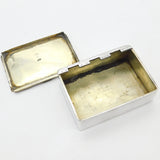 18th Century Irish Georgian Sterling Silver Bright Cut Snuff Box Antique c1760