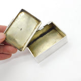 18th Century Irish Georgian Sterling Silver Bright Cut Snuff Box Antique c1760