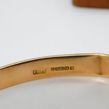 9ct Rose Gold Snake Serpent Slave Bangle Bracelet Antique 1922 Art Deco