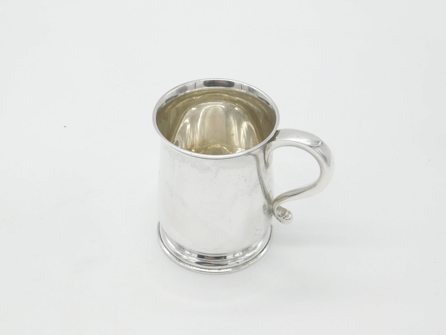 Sterling Silver Christening Cup or Tankard 'Meriel' Antique 1943 London Deco