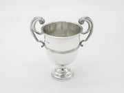 Sterling Silver Two-Handled Trophy Cup Antique 1928 Birmingham Art Deco
