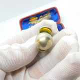 Fabergé Julius Rappoport Imperial Russian Military Helmet Silver Gilt Egg Orb Pendant c1880 Kokoshnik Marks I.P