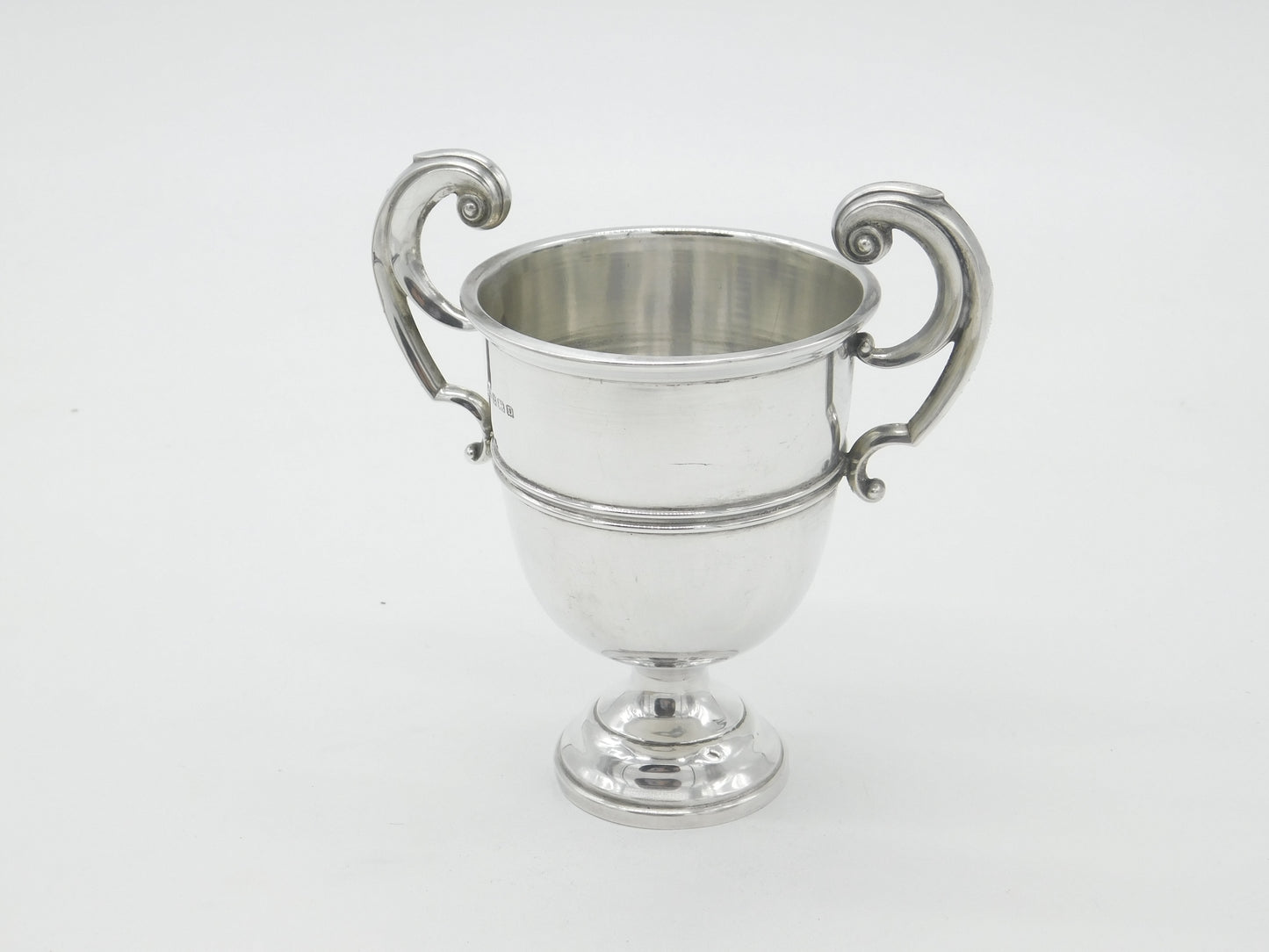 Sterling Silver Two-Handled Trophy Cup Antique 1928 Birmingham Art Deco