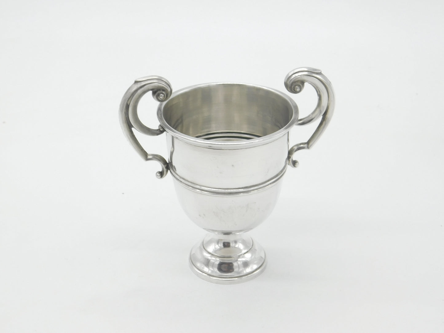 Sterling Silver Two-Handled Trophy Cup Antique 1928 Birmingham Art Deco